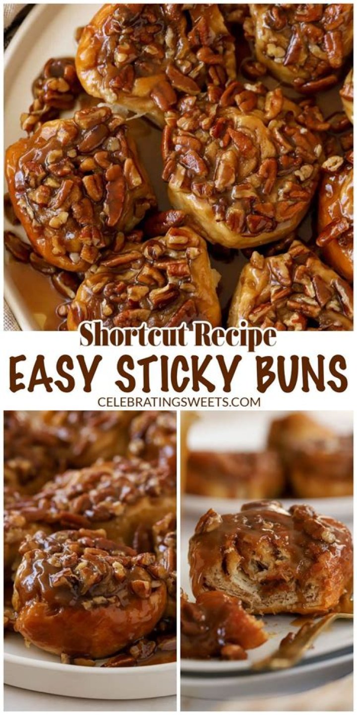 Easy Sticky Buns - Celebrating Sweets